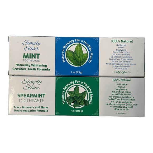 Simply Silver Mint Colloidal Silver Toothpaste NWT - Picture 6 of 11